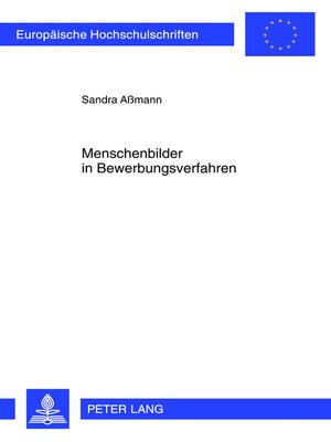 cover image of Menschenbilder in Bewerbungsverfahren